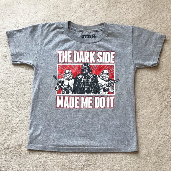 the dark side made me do it shirt